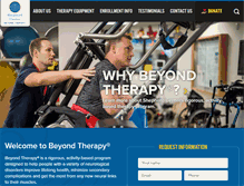 Tablet Screenshot of beyond-therapy.org